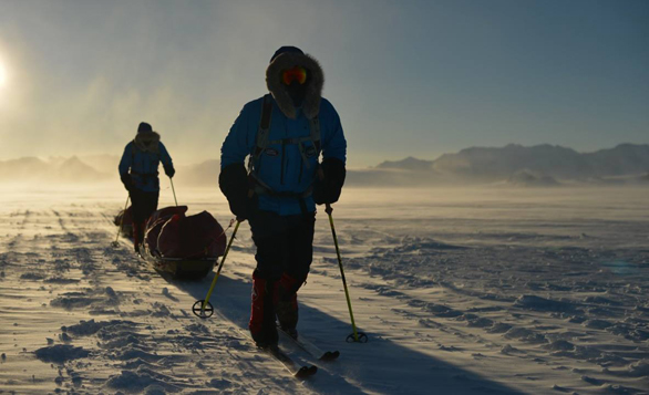 Ben Saunders in the final week of his 1,795 mile Antarctica trek. The journey didn't go as planned, but is now over. Image: The Scott Expedition/Facebook